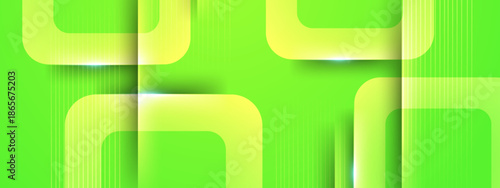 Green and yellow abstract geometric design suitable for modern digital backgrounds, website banners, and social media posts