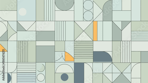 seamless pattern with blue windows