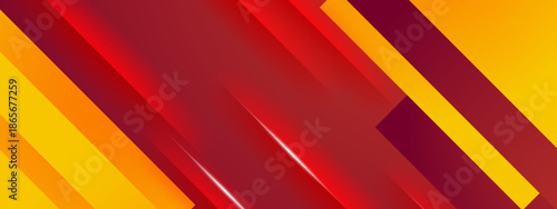 Abstract red and yellow geometric shapes suitable for vibrant backgrounds, modern graphic design projects, or dynamic packaging designs with visual impact