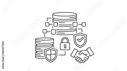 Secure Database Management with Shielded Data and Trustworthy Partnerships