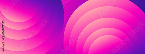Pink and purple circles artfully arranged for backgrounds, suitable for design projects needing a modern and abstract touch