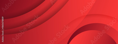 Abstract red background with layered curved shapes. Perfect for modern designs, digital art, presentations, or eye catching marketing materials. Versatile and vibrant
