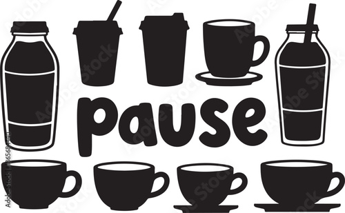 Pause and Take a Break with Coffee and Drinks