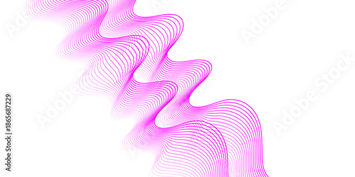 Abstract pink and purple background featuring digital smoke waves and colorful line patterns for a decorative artistic wallpaper design vector