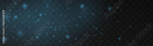 Fine blue dust sparkles float softly, creating a smooth radiant veil. Delicate glowing accents enhance clarity and visual balance. Perfect for minimalist backgrounds.vector