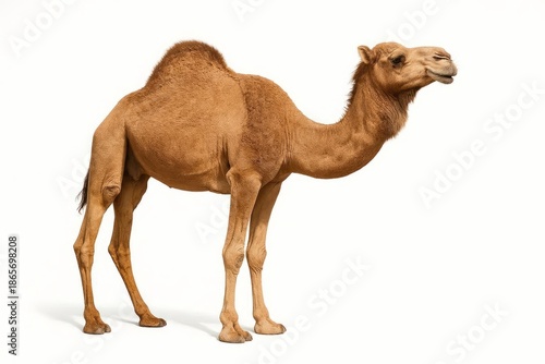 A camel on a white background.