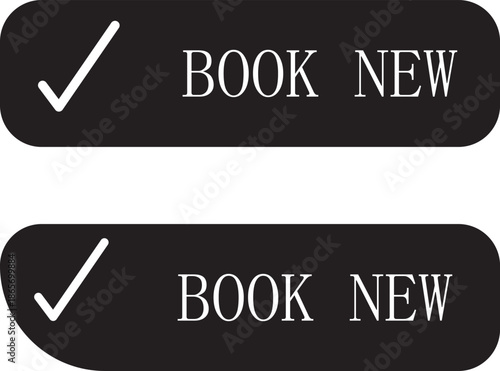 Yellow  and  black book now buttons with online tags and icons