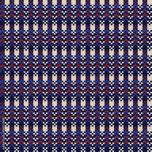 Textured Knitting Seamless Pattern Design