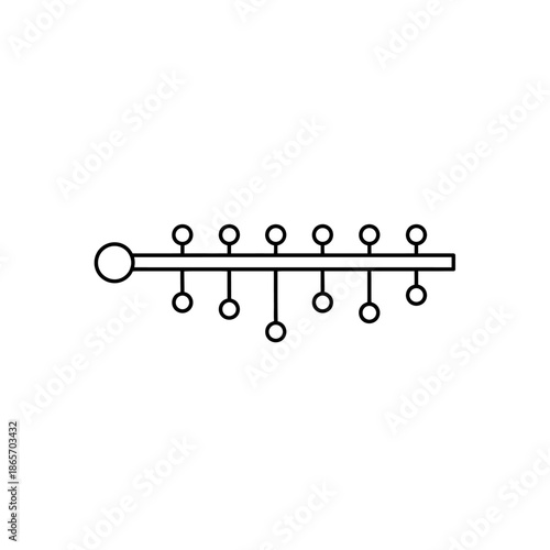 Close-up of a Musical Instrument String Pulley with Metal Components