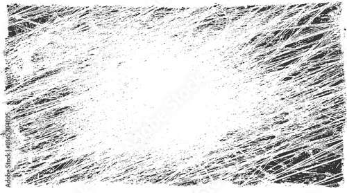 Black and white abstract texture with dense diagonal lines and speckles background