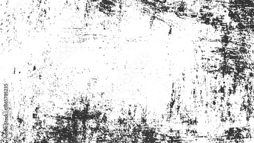 Black and white textured grunge background with distressed abstract pattern