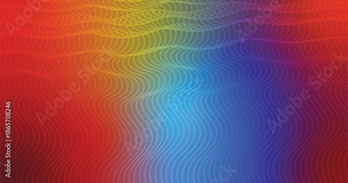 Abstract colorful rainbow background with geometric lines and a bright gradient spectrum pattern creates a vibrant vector art wallpaper texture