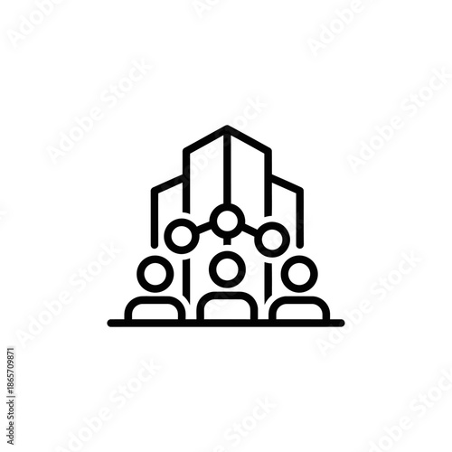 Modern Business Conference Meeting with Team Collaboration and Data Visualization