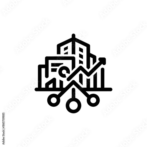 Modern Business Graph Representation of Company Growth and Data Analysis