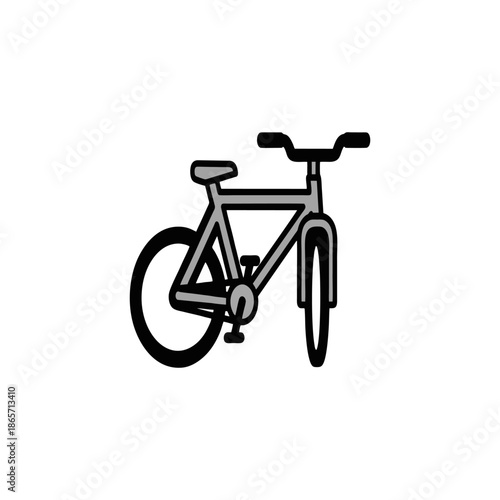 bicycle isolated on white