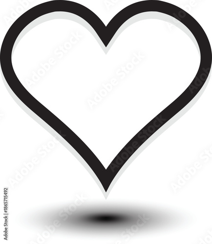 Heart shape design for love symbols, Set simple drawings heart symbols, valentines day related designs and frames, Red heart formed by Available in vector EPS format. editable vector file format.