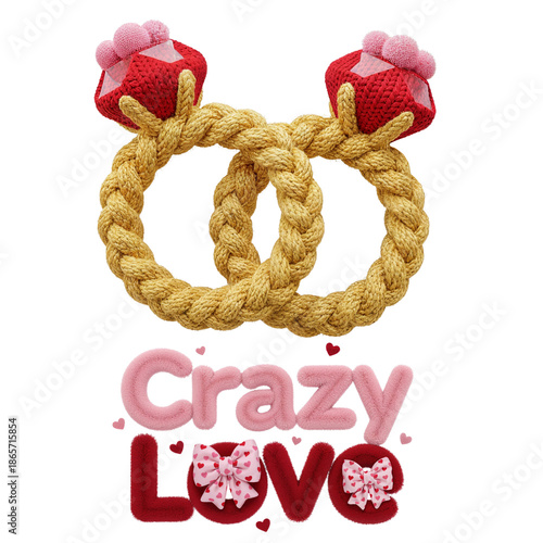 Crafted rings represent unity and love on Valentine's Day for couples to celebrate their relationship together Generative AI