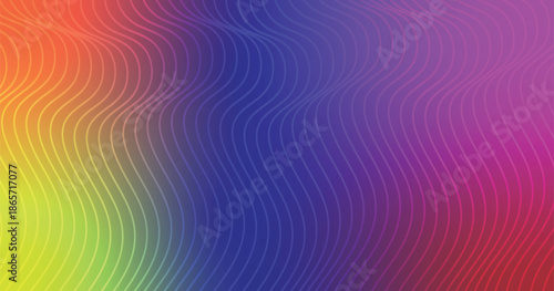 Abstract colorful rainbow background with geometric lines and a bright gradient spectrum pattern creates a vibrant vector art wallpaper texture