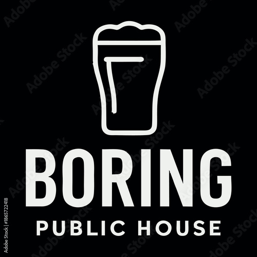 Glass of Beer – Cold Refreshing Lager Drink in Transparent Glass