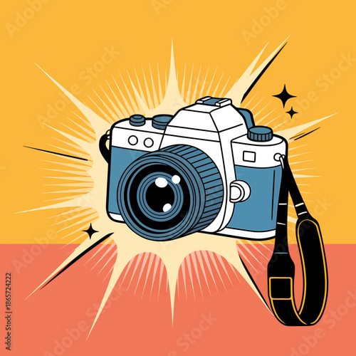 Camera Flash Photography Effect