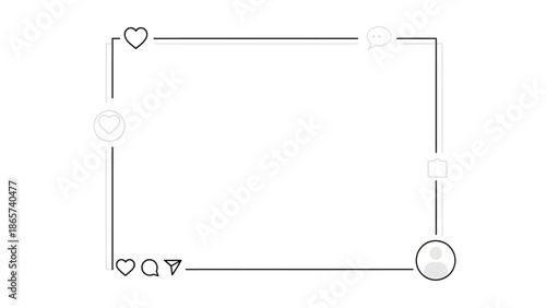 vector frame for any text with paper clip