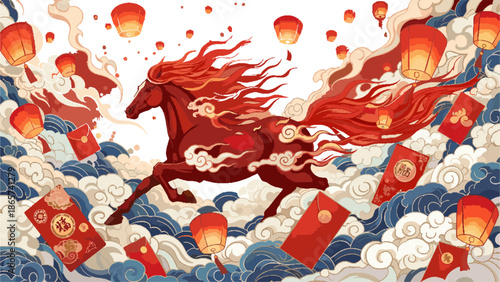 design for Chinese New Year 2026