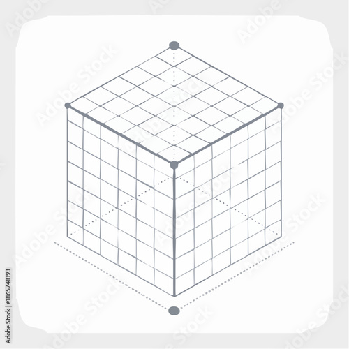 abstract cube design