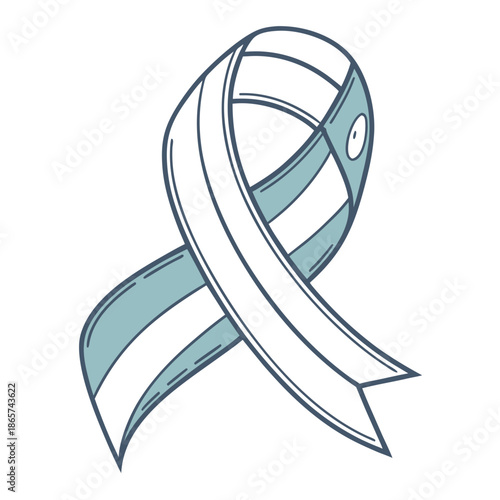 Minimal Abstract Ribbon Circle Logo Design