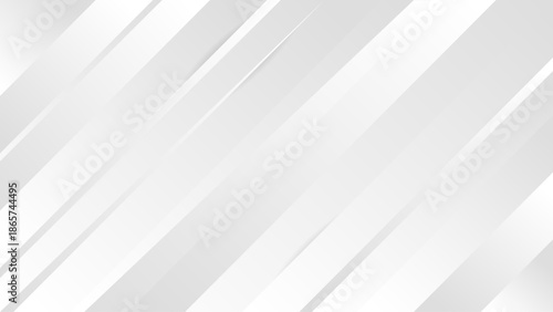 Minimalist Abstract Diagonal Stripes Background in Soft Gray Gradient - Modern Geometric Design