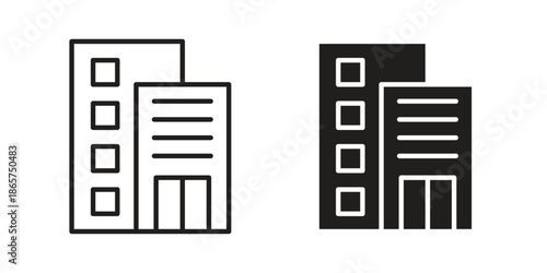 Build icons Black vector illustration for social media, app, and web