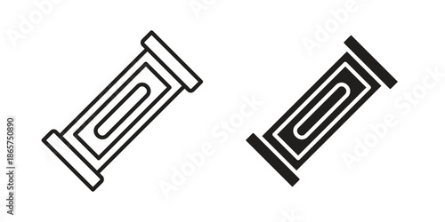 Candy-bar icons Black vector illustration for social media, app, and web