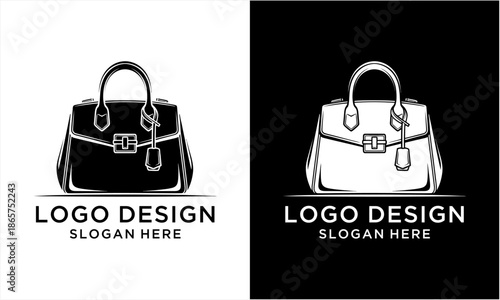 Elegant Handbag Logo Design for Fashion and Accessories Brand.
