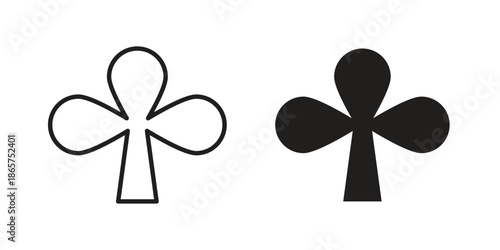 Club icons Black vector illustration for social media, app, and web