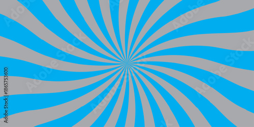 Sunburst Modern retro vintage sunrise sunbeam element spiral striped. Spiral starburst and striped pattern abstract geometric retro sunrays line wavy texture.	