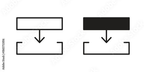 Diagram next icons Black vector illustration for social media, app, and web