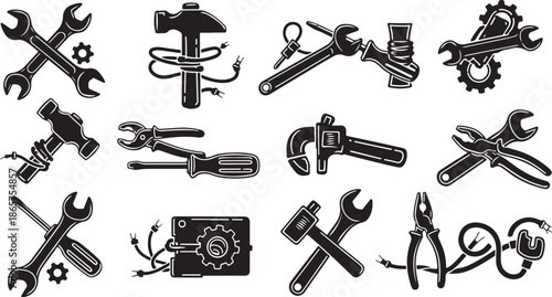 Collection of various tools and equipment for DIY projects and repair