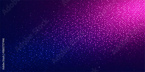 Glistening rain drops on a dark window reflect a purple galaxy sky where winter snow particles and starry nebula light glow across the deep blue universe