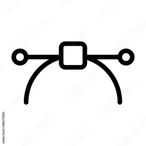 Target circle icon for alignment, precision guides, and center positioning tools.