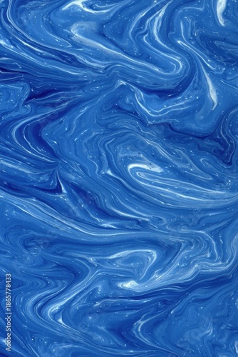 Abstract Swirling Blue Color Pattern for Creative Background Design