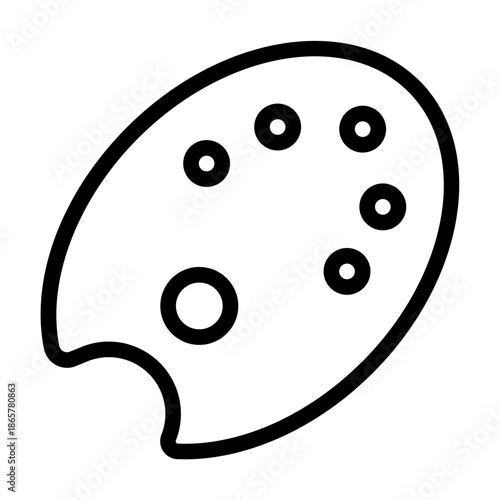 Minimal ruler icon for measurement, precision, and design tools.