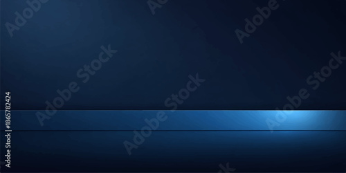 A dark blue background with blue light patterns creates a digital art wallpaper featuring a blurred texture and celestial sky concept for a modern backdrop banner design