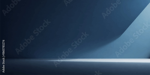 An abstract blue light background featuring a digital motion design with a dark night sky texture and glowing laser beam energy flashes for an artistic wallpaper backdrop