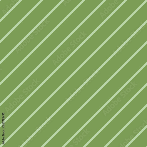 Seamless pistachio green diagonal stripe pattern on olive green background. Clean natural geometric vector design for branding, packaging, textiles, web backgrounds, and print use.