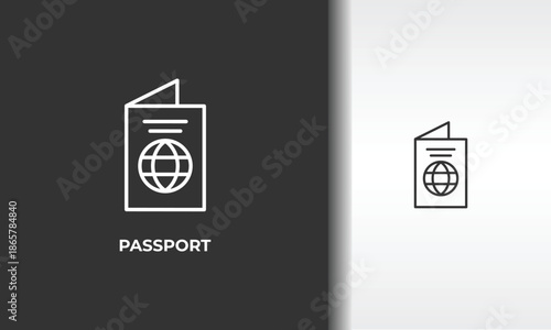 Passport Vector, Icon Or Logo Sign Isolated Symbol Illustration