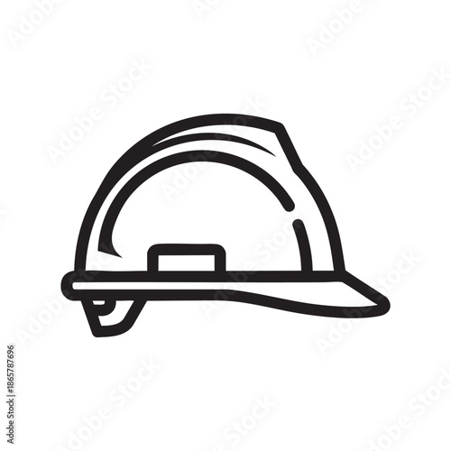 Construction Hard Hat Safety Helmet Illustration