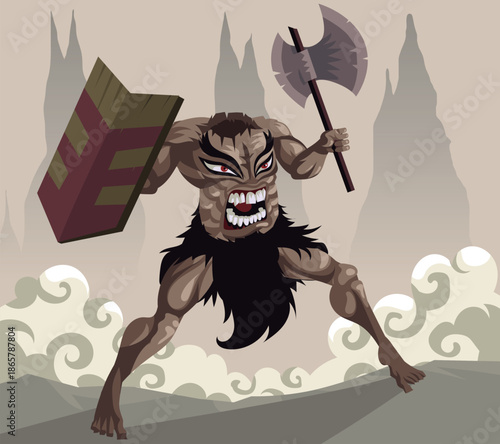 xingtian headless warrior of ancient chinese mythology