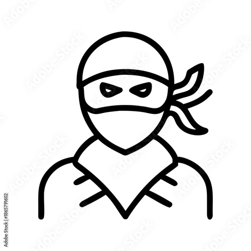 Stealthy Ninja Icon  Embrace the Art of Covert Coolness