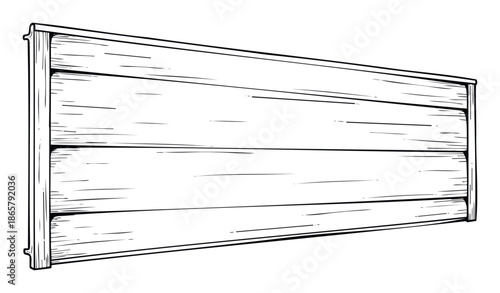 A versatile wooden fence panel provides a rustic boundary solution for outdoor projects, perfect for construction, gardening, or property demarcation applications.