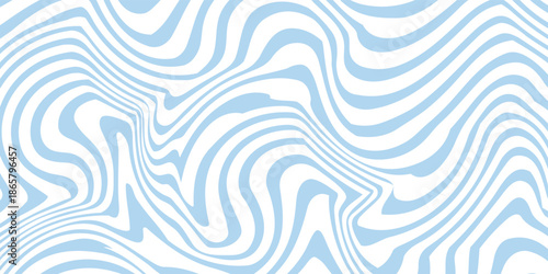 Abstract background seamless pattern with colorful waves. Trendy vector illustration in retro psychedelic style