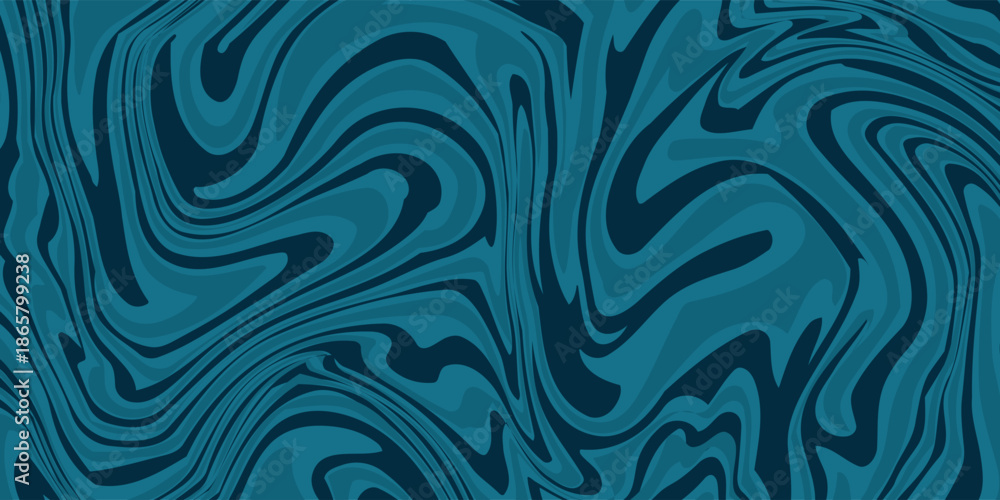 Obraz premium Marble collection abstract pattern texture, navy blue background card template vector design